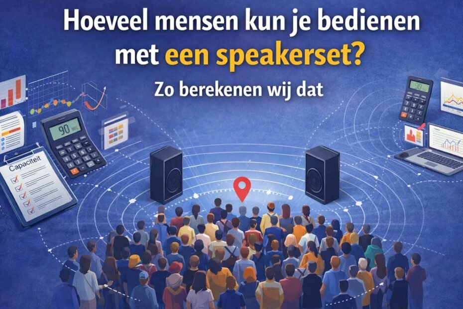 Omslagfoto voor de blogpost over het berekenen van de maximale afmeting van het publiek.
